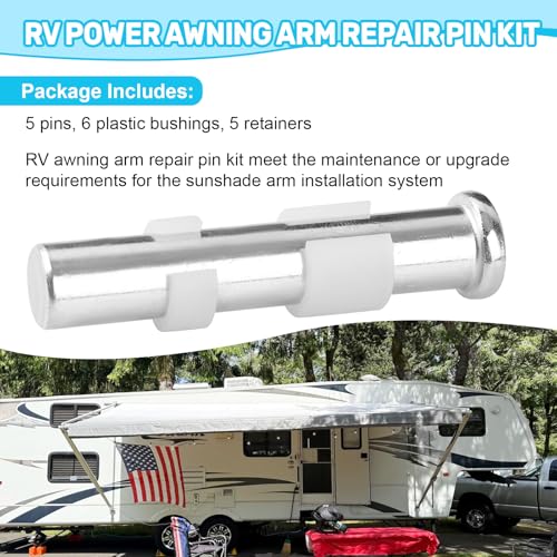 Awning Arm Repair Pin and Fasteners Kit, Pack of 16 - Image 6