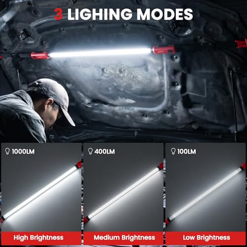 Rechargeable Underhood Work Light, 1000LM Magnetic Under | Home Repair - Image 4