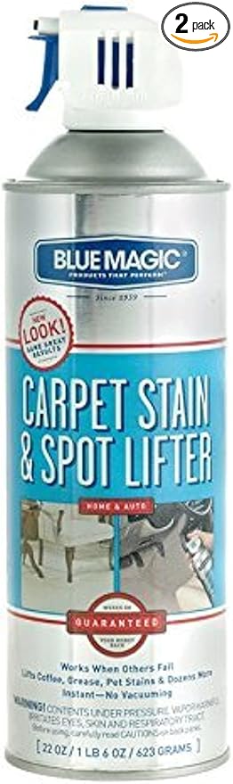 Blue Magic Carpet Stain & Spot Lifter 22 Oz. (pack 2) Packaging May Vary