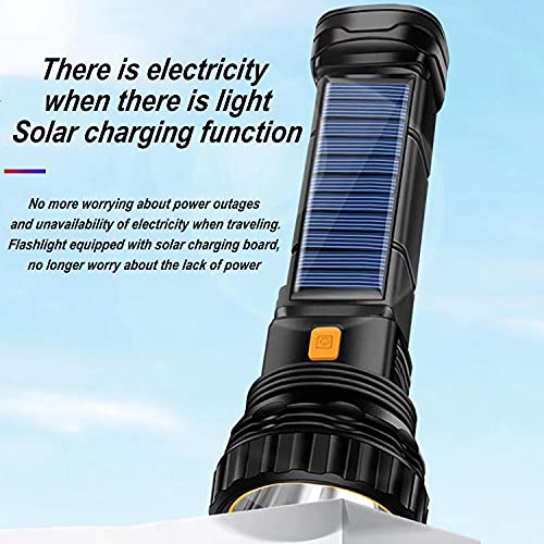 E-SHIDAI Solar Flashlight, Rechargeable flashlights for Camping - Image 5