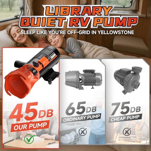 RV Macerator Pump 12V,Portable Macerator Waste Pump - Image 4