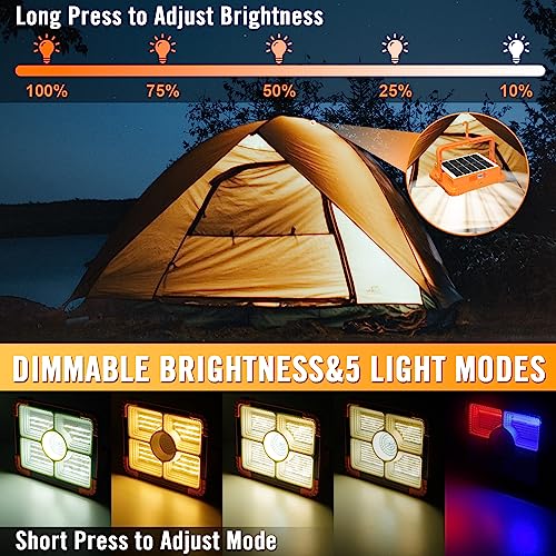 100W LED Solar Work Light, 466 LED 10000LM Magnetic | Home Repair - Image 5