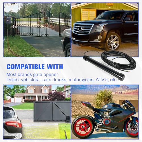 2026 Upgraded Driveway Gate Exit Wand with 100 ft Cable - Image 3