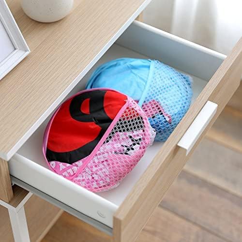 Cute Foldable Laundry Toys Tidy Clothes Socks Basket Storage Bag (Pink Kitty Cat)