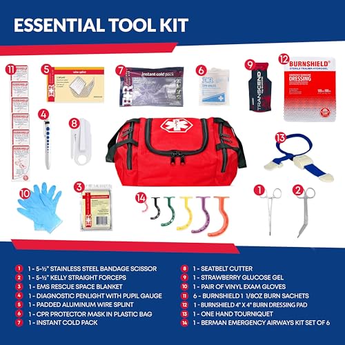 Fully Stocked Trauma First Aid Kit – First Responder II - Image 3