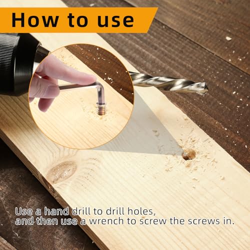 Threaded Inserts for Wood 151 PCS M6 M8 M10, Heavy Duty | Hand Tools - Image 6