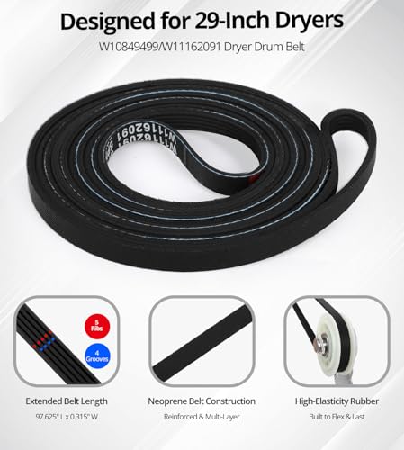 4392067 Dryer Repair Kit for 29-Inch Whirlpool Kenmore | Home Repair - Image 5