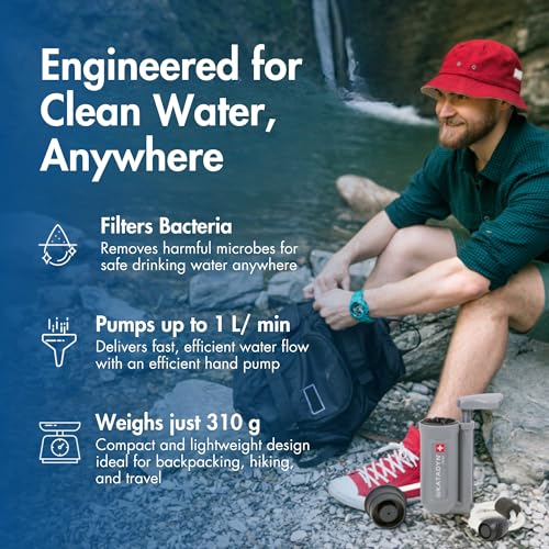 Katadyn Hiker Pump-Action Water Filter, 11 oz - Image 4