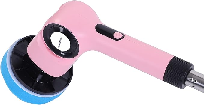 BAFOVY Electric Brush, Powerful Cordless Rechargeable Automatic Rotating Scrub Brush with Interchangeable Heads, for Kitchen Bathroom Stovetops