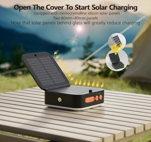 Solar Camping Lantern, Solar Camping Light 5200mAh | Travel Essentials - Image 3