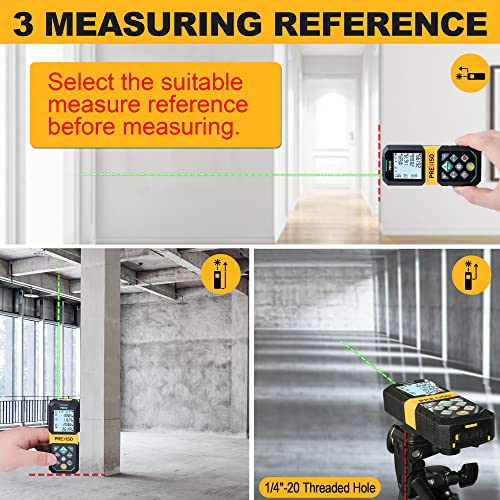 PREXISO Laser Measuring Tool Rechargeable, 265Ft Green - Image 3