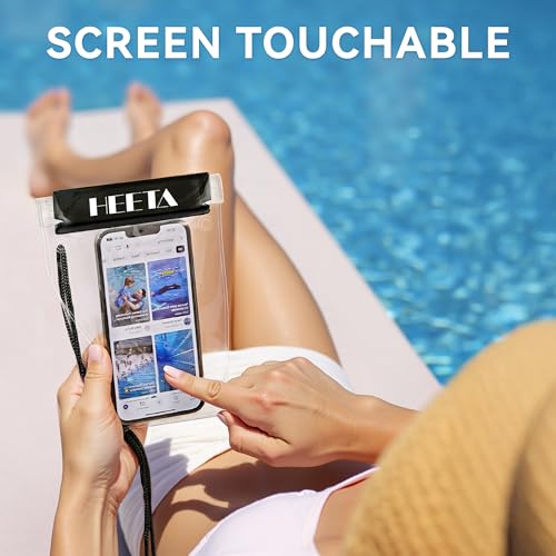 HEETA 5-Pack Clear Waterproof Dry Bag Pouch Document - Image 7