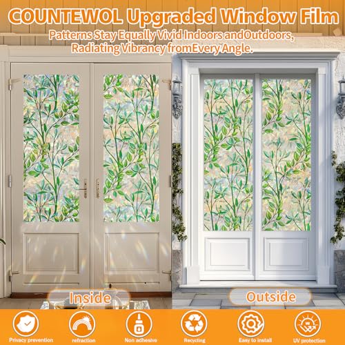 Window Privacy Film Stain Glass Window Film Rainbow Window - Image 6