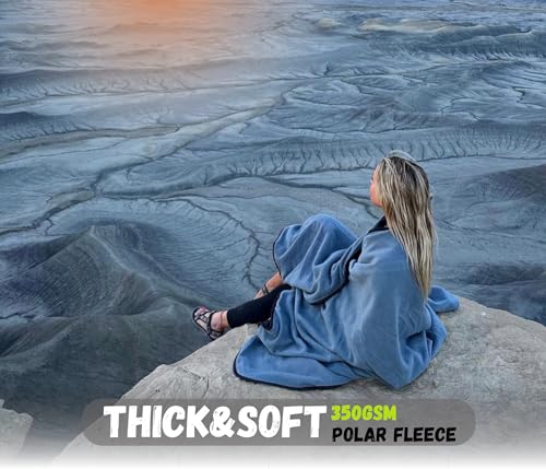 Extra Large Waterproof Windproof Outdoor Stadium Fleece Blanket - Image 5