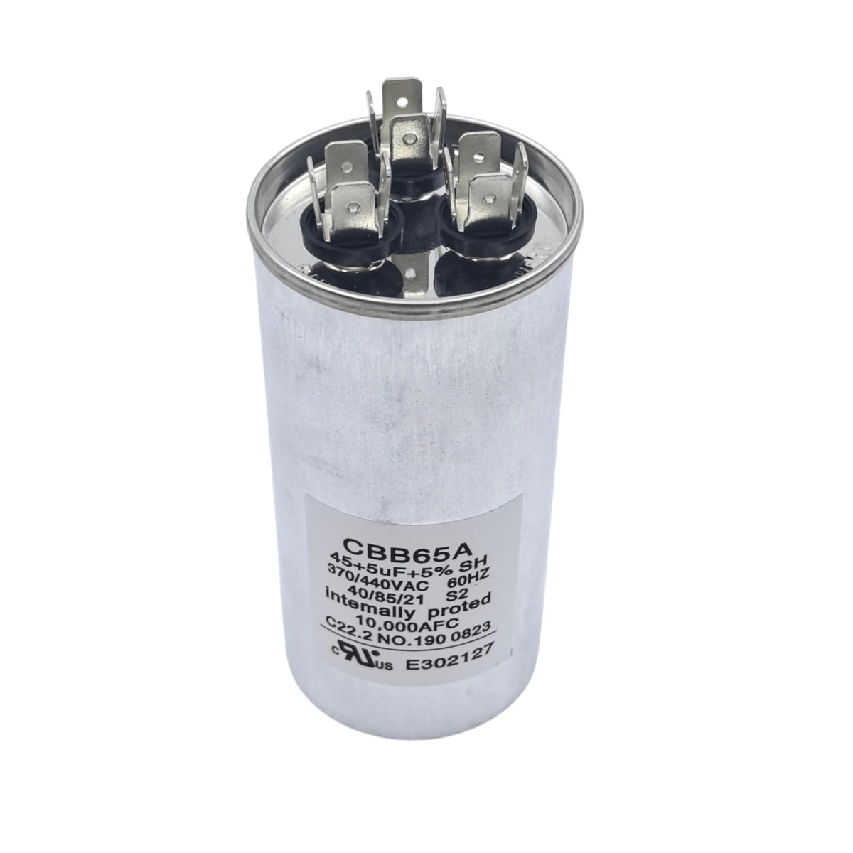 45+5 µF 45/5 MFD ±6% 370V/440VAC CBB65 Dual Run Circular Start - Image 1