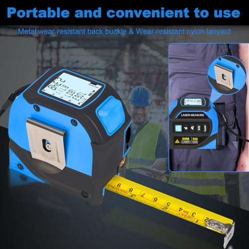 Menider 4-in-1 Laser Measure Tool - Digital LCD & - Image 8