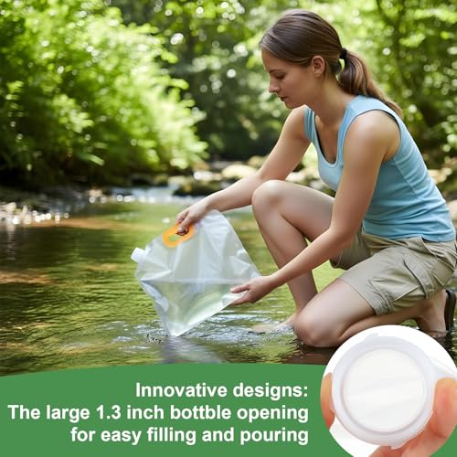 20Pcs 1.3Gallon Collapsibles Water Container Bag Bulk - Image 5