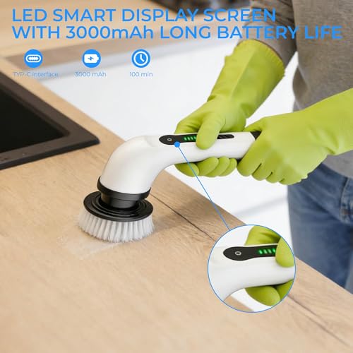 Electric Spin Scrubber for Bathroom, Cordless & | Bathroom Essentials - Image 6