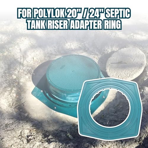 20 In 24 In Septic Tank Riser Lids, Riser Adapter Rings - Image 4