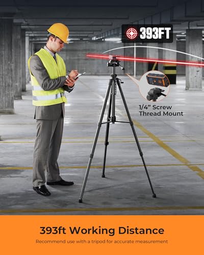 CIGMAN Dual Laser Measuring Tool, 393Ft Laser Measure - Image 7