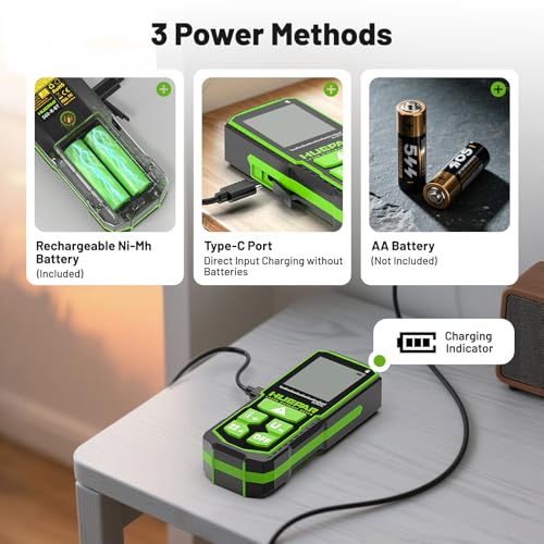 Huepar 200Ft Bluetooth Laser Measuring Tool S60-BT, APP Control - Image 6