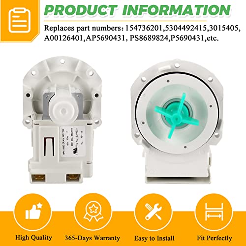 A00126401 AP5690431 bpx1-90e Dishwasher Drain Pump by Techecook - Image 6