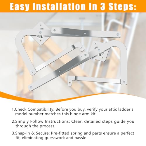 55-2 Attic Ladder Hinge Arms Replacement for Werner Mk5, WU2210 - Image 8