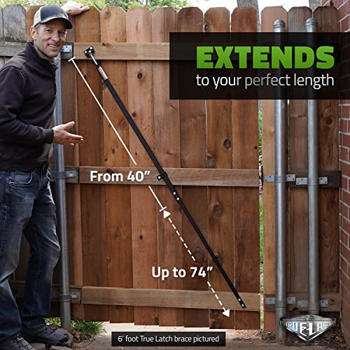 6' Telescopic Gate Brace - Wood Privacy Fence Anti Sag - Image 6