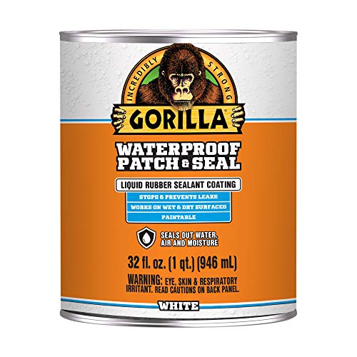 Gorilla Patch & Seal Liquid Rubber Waterproof Sealant, White - Image 2