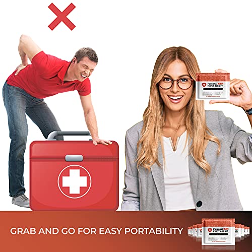 Personal First Aid Kit- 10 Pack | Clean, Treat - Image 4