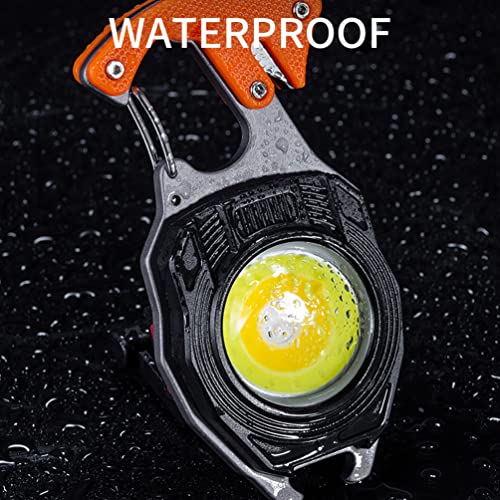 Multitool Keychain Flashlight, Rechargeable COB Pocket | Hand Tools - Image 7