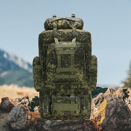 King'sGuard 100L Camping Hiking Backpack Molle Rucksack - Image 3