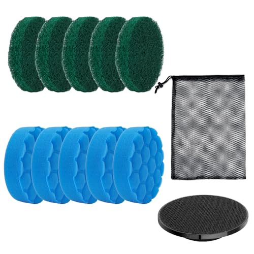 Electric Spin Scrubber Replacement Brush Heads Set, 10 - Image 2