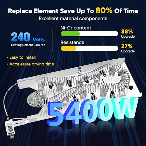 3387747 WP3387747 Dryer Heating Element Replacement - Image 6
