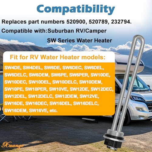 520900 Suburban RV Water Heater Kit With Heating Element | Hand Tools - Image 3