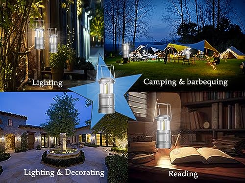 LED Camping Lantern, Battery Powered Hanging Lantern - Image 7