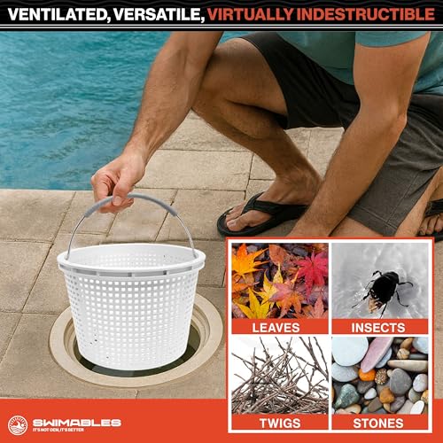 8" Pool Skimmer Basket for Inground Pools - Compatible - Image 8