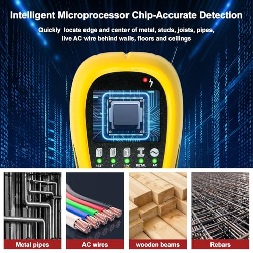Multi-Surface Stud Detector | 5-in-1 Wall Scanner with HD - Image 5