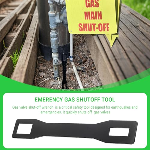 3333 Earthquake Survival Tool, Emergency Gas Shut Off Wrench - Image 4
