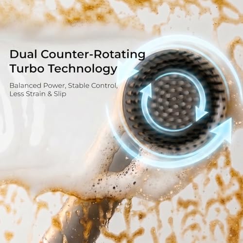 Cordless Electric Spin Scrubber, IPX8 Waterproof, 7 Brush Heads - Image 4