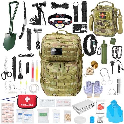 Survival First Aid Kit,99PCS Professional Survival Gear - Image 2