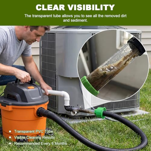 ABS Drain Line Cleaner Adapter, Universal HVAC to PVC AC - Image 7