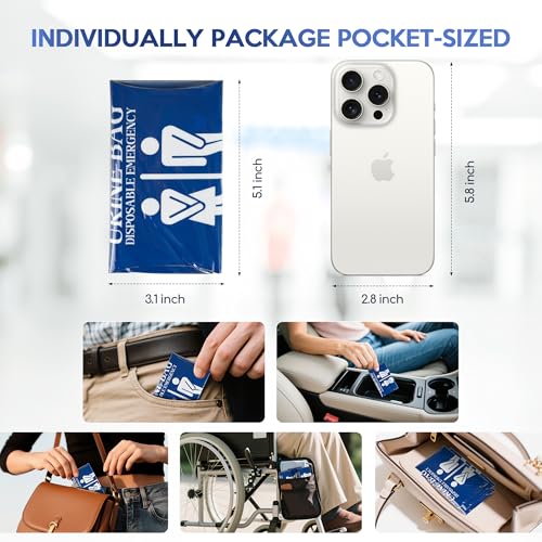 Disposable Urine Bag, Pee Bags for Travel for Women/Men - Image 5