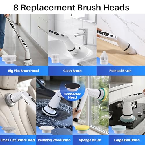 JOYMOOP Electric Spin Scrubber, Cordless Cleaning Brush - Image 6