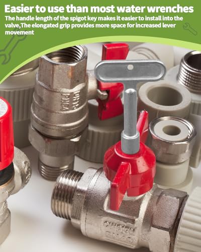3/8'' Hydrant Key Compatible with Zurn P1300-PART-13-KEY | Hand Tools - Image 7