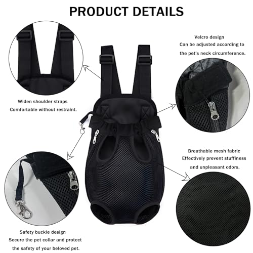 Pet Carrier Backpack, Adjustable Pet Front Carriers - Image 4