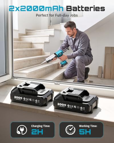SEESII Electric Dual Cartridge Epoxy Gun 400ML (1:1) with 2 - Image 5