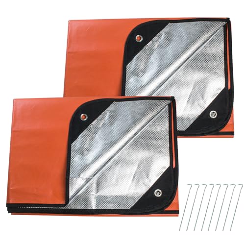 60"x82" Insulated Tarp Heavy Duty Emergency Blanket - Image 2