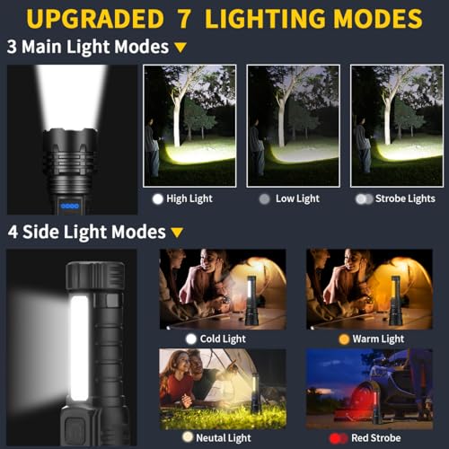 ZioeYiue Rechargeable Flashlights High Lumens 2Pack, Flash Lights - Image 5