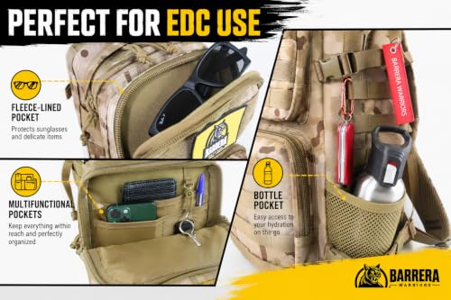 BARRERA Tactical Backpack 25L, Military MOLLE Backpack - Image 4